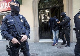 Una operación de la Policía Nacional, en una imagen de archivo.