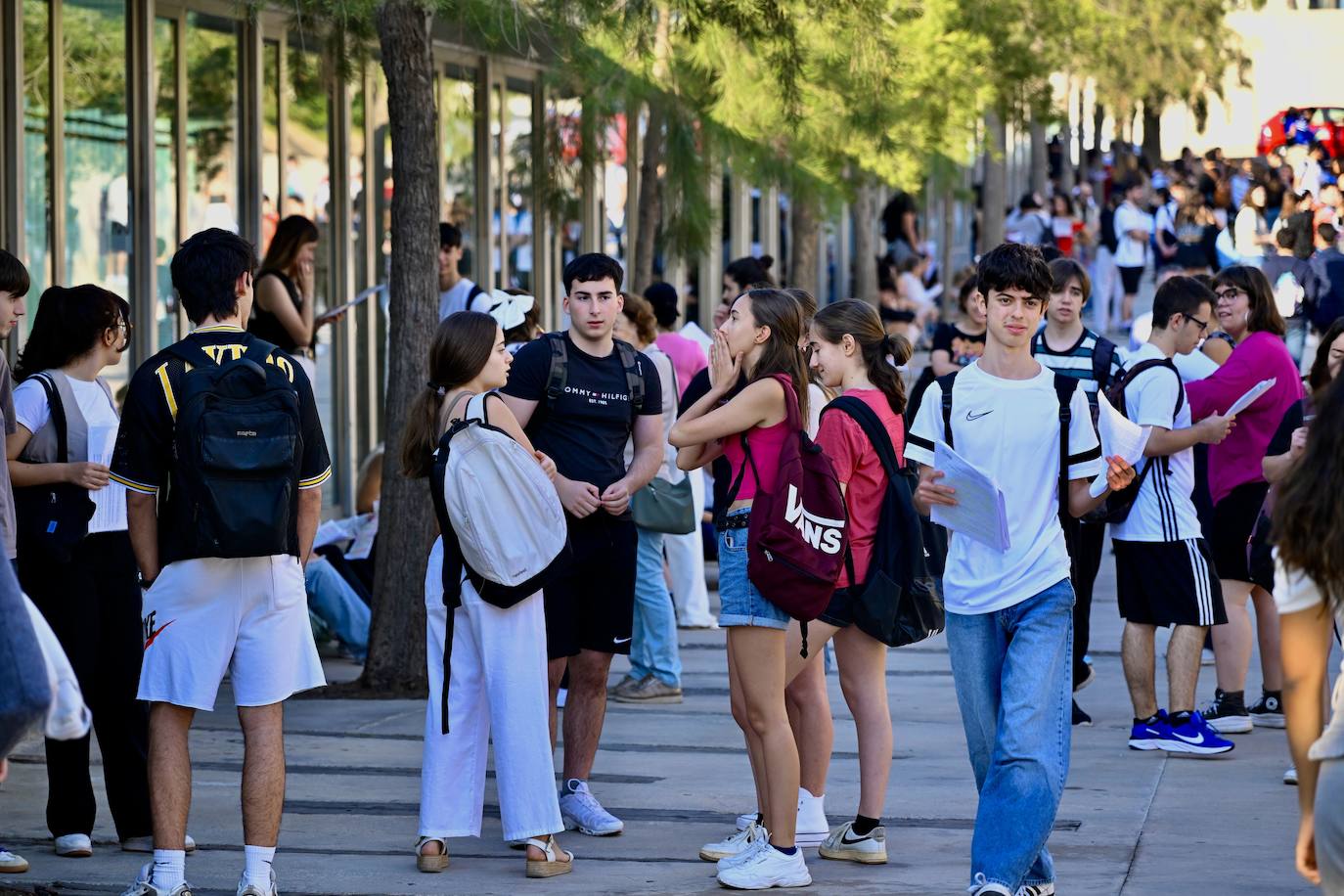 El comienzo de la Ebau en Murcia, en imágenes