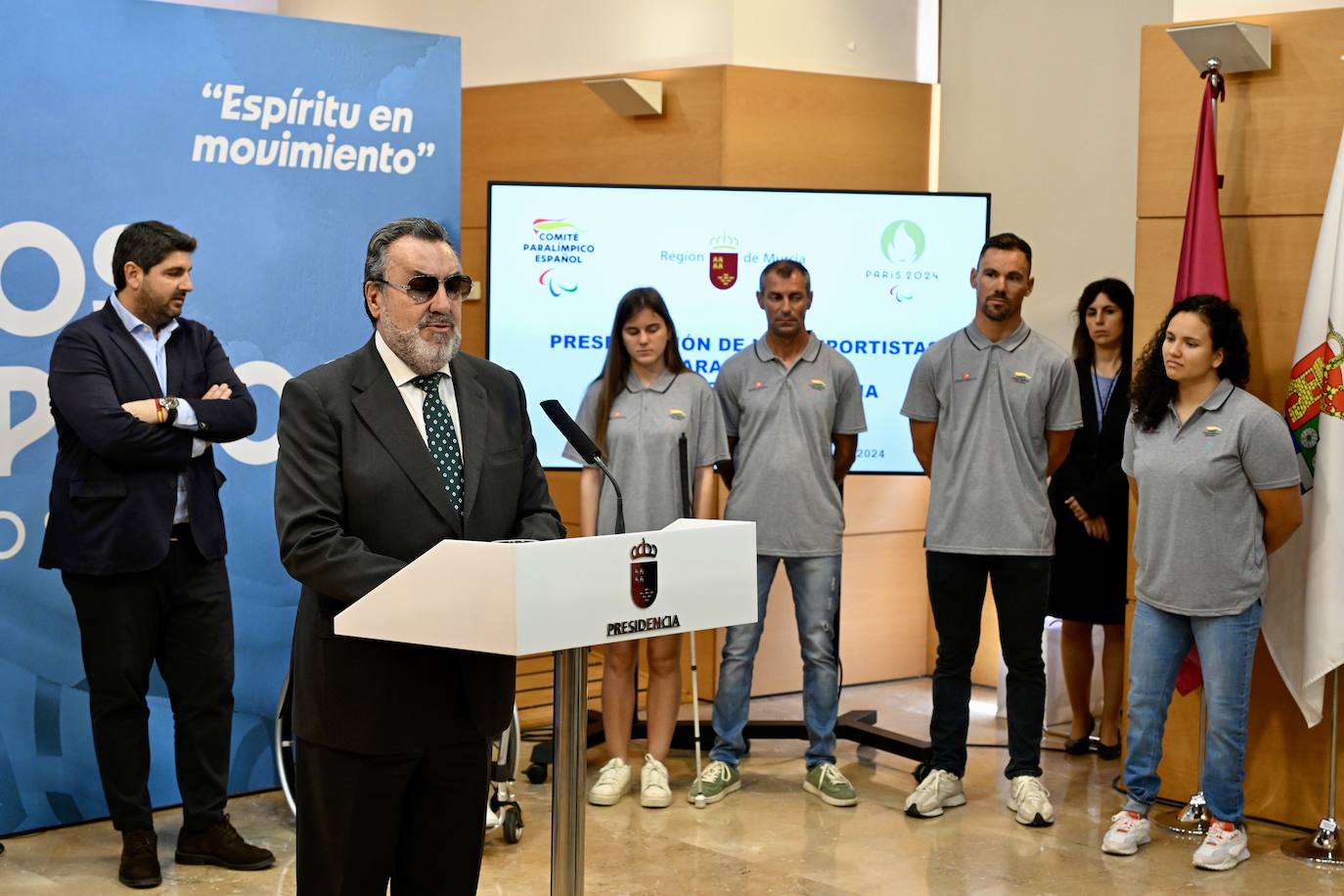 Recibimiento de los preseleccionados regionales para los Juegos Paralímpicos 2024