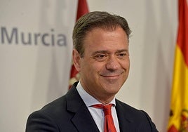 Marcos Ortuño, este jueves, en rueda de prensa.