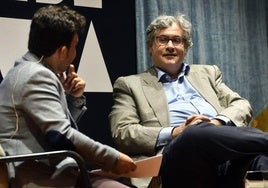 Juan Manuel de Prada, en su intervención en el Aula de Cultura de LA VERDAD.