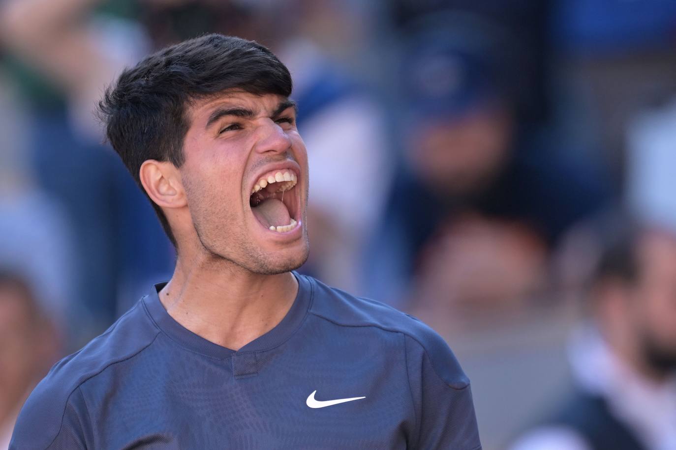 La victoria de Carlos Alcaraz ante Sinner en Roland Garros, en imágenes