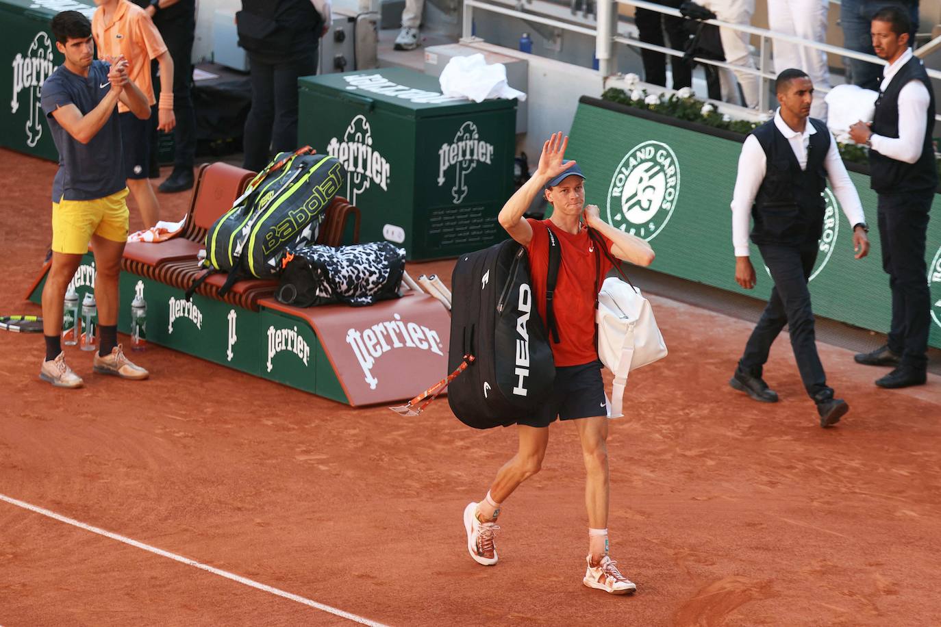 La victoria de Carlos Alcaraz ante Sinner en Roland Garros, en imágenes