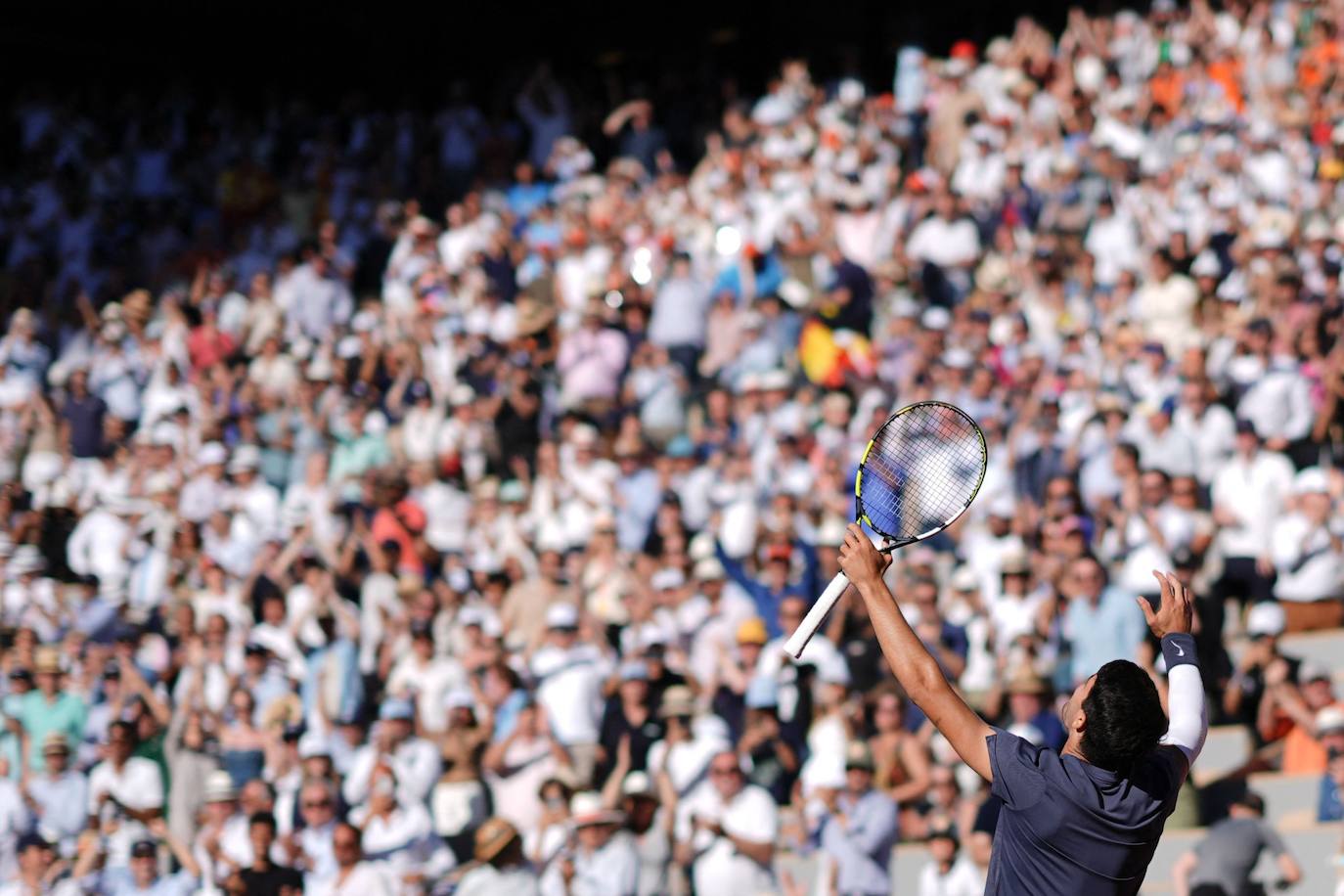 La victoria de Carlos Alcaraz ante Sinner en Roland Garros, en imágenes