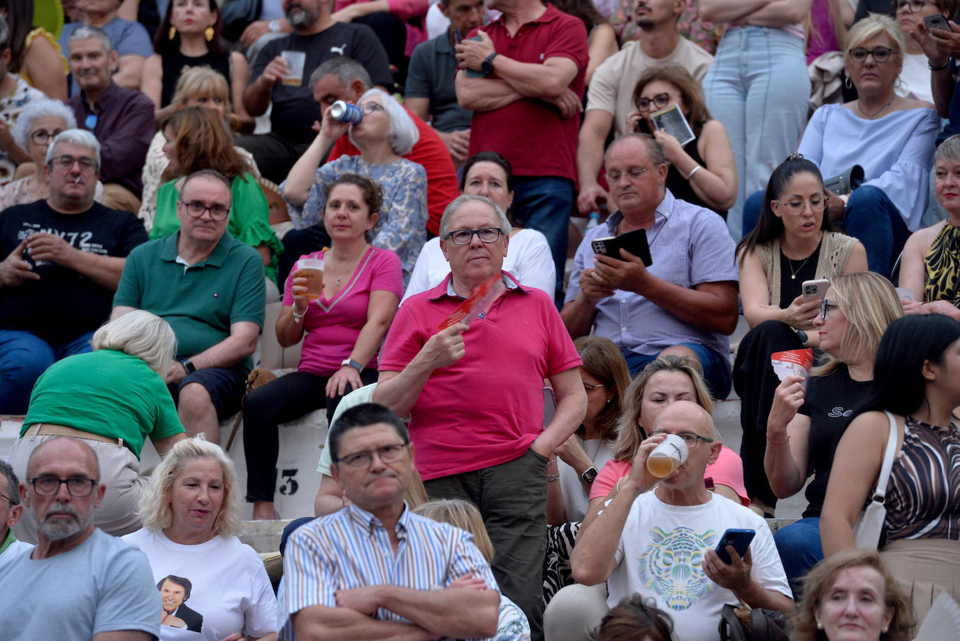 El concierto de Raphael en Murcia, en imágenes