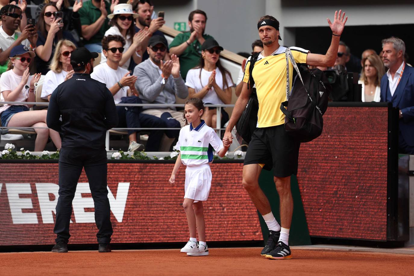 La final de Roland Garros entre Carlos Alcaraz y Alexander Zverev, en imágenes