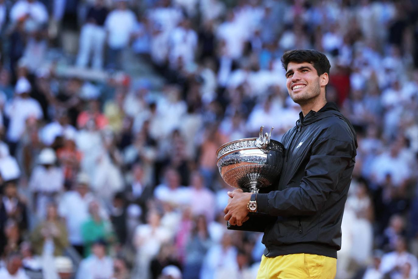 La final de Roland Garros entre Carlos Alcaraz y Alexander Zverev, en imágenes