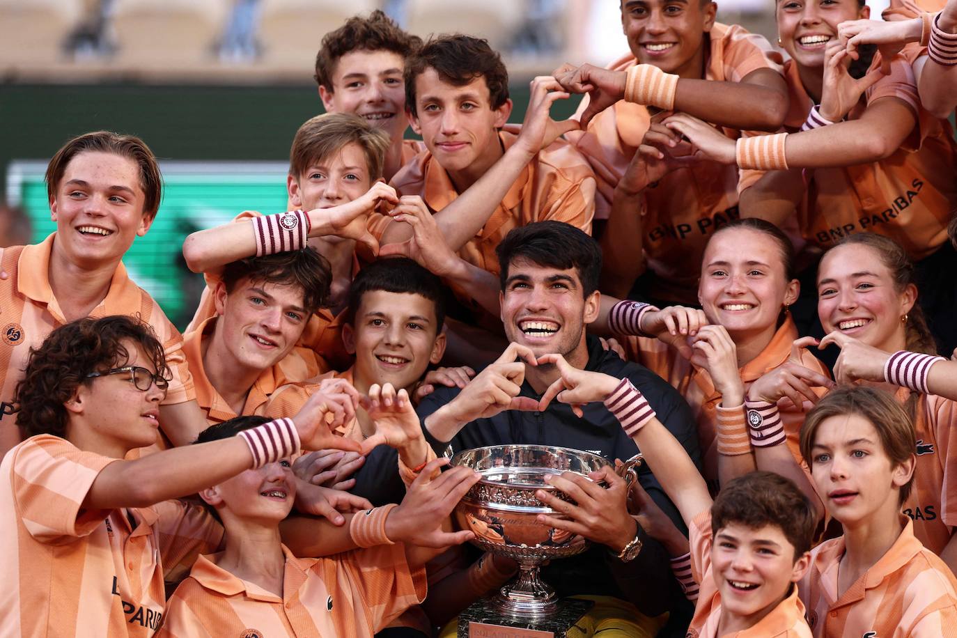 La final de Roland Garros entre Carlos Alcaraz y Alexander Zverev, en imágenes