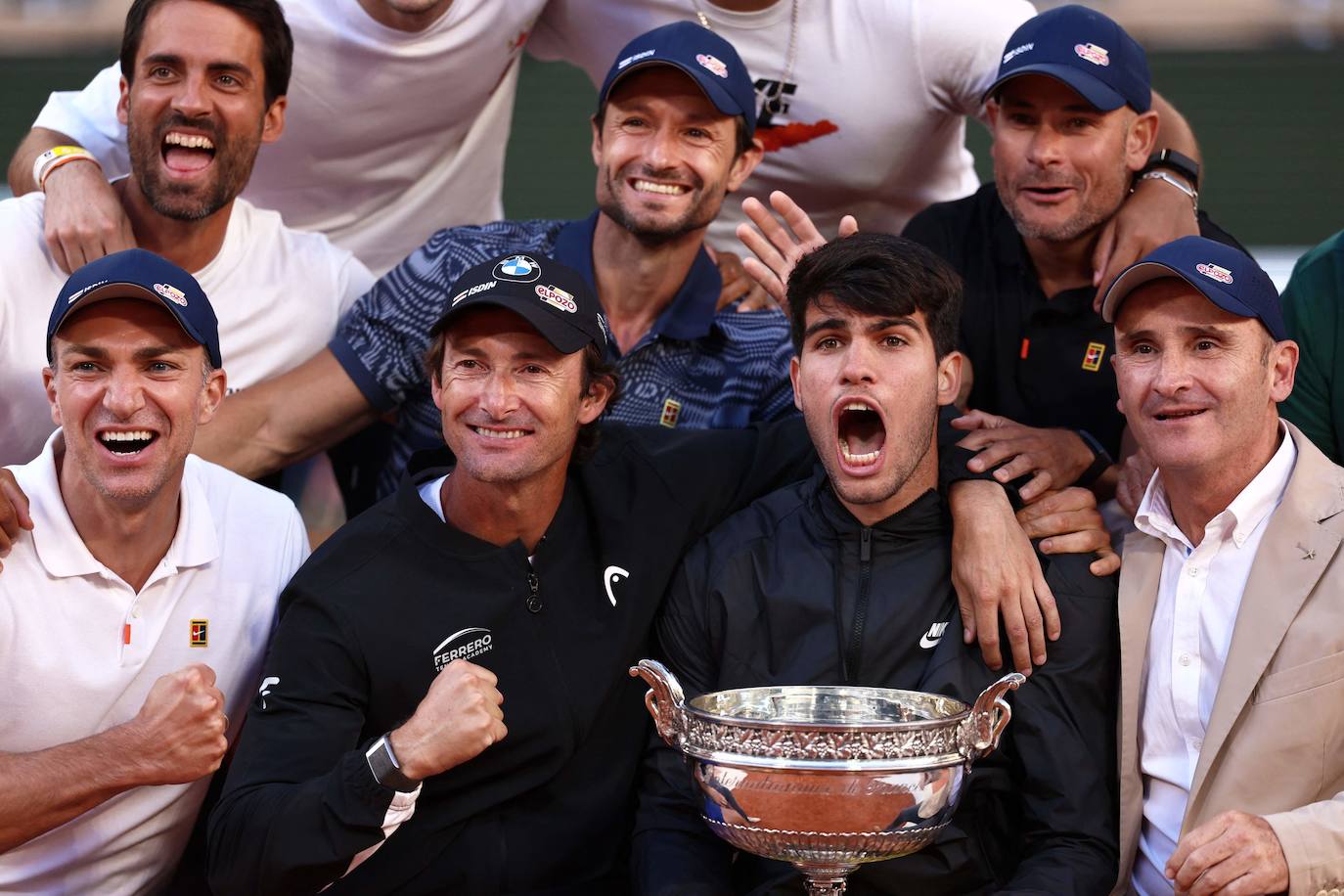 La final de Roland Garros entre Carlos Alcaraz y Alexander Zverev, en imágenes