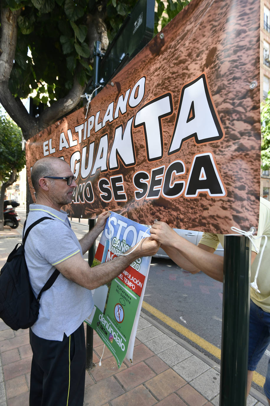 Acampada de agricultores del Altiplano por la sequía, en imágenes