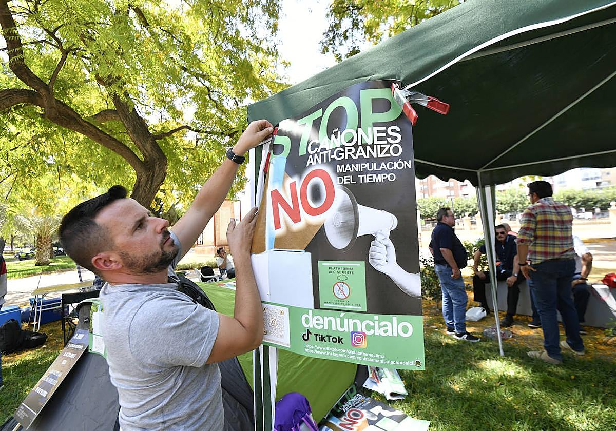 Acampada de agricultores del Altiplano por la sequía, en imágenes