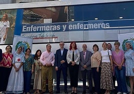 Inauguración de la 'Ruta enfermera', en Murcia.
