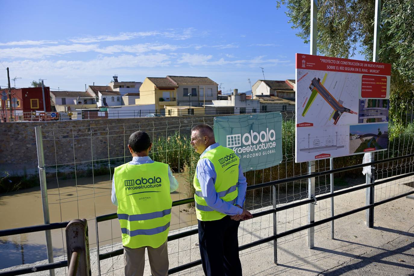 Las imágenes de las obras de construcción del puente de El Raal