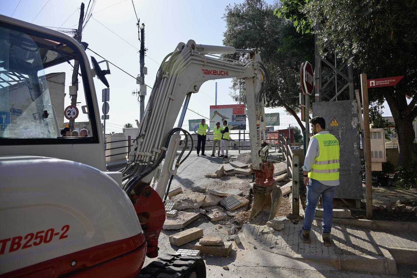 Las imágenes de las obras de construcción del puente de El Raal