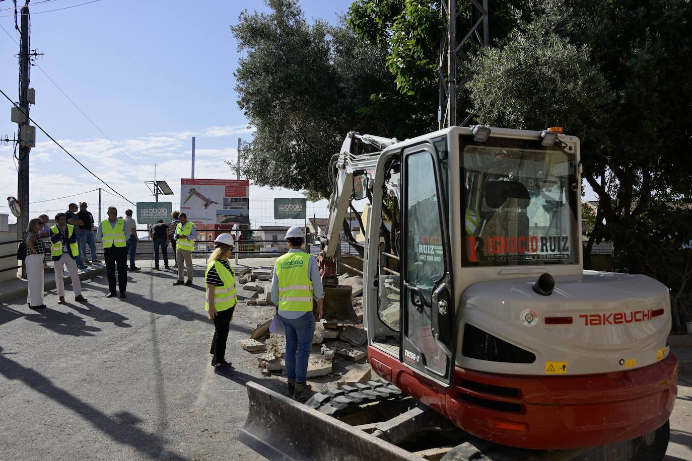 Las imágenes de las obras de construcción del puente de El Raal
