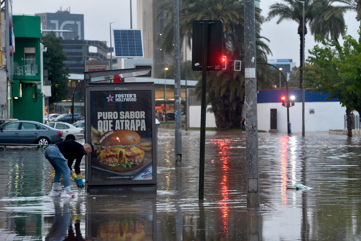 Las imágenes de la tromba de agua en Murcia