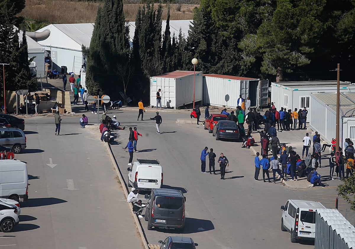Imagen de archivo del campamento del Naval, en la carretera de Tentegorra.