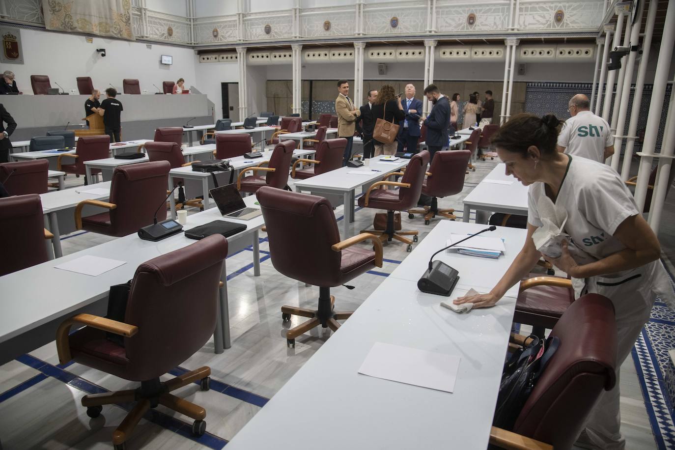 En imágenes, las fuertes lluvias dejan 31 litros en una hora en Cartagena
