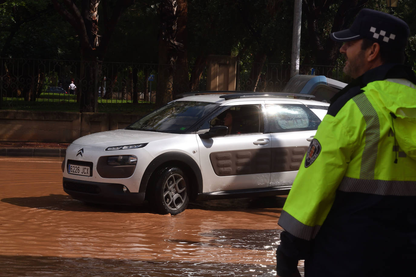 Las inundaciones por la lluvia en Murcia, en imágenes