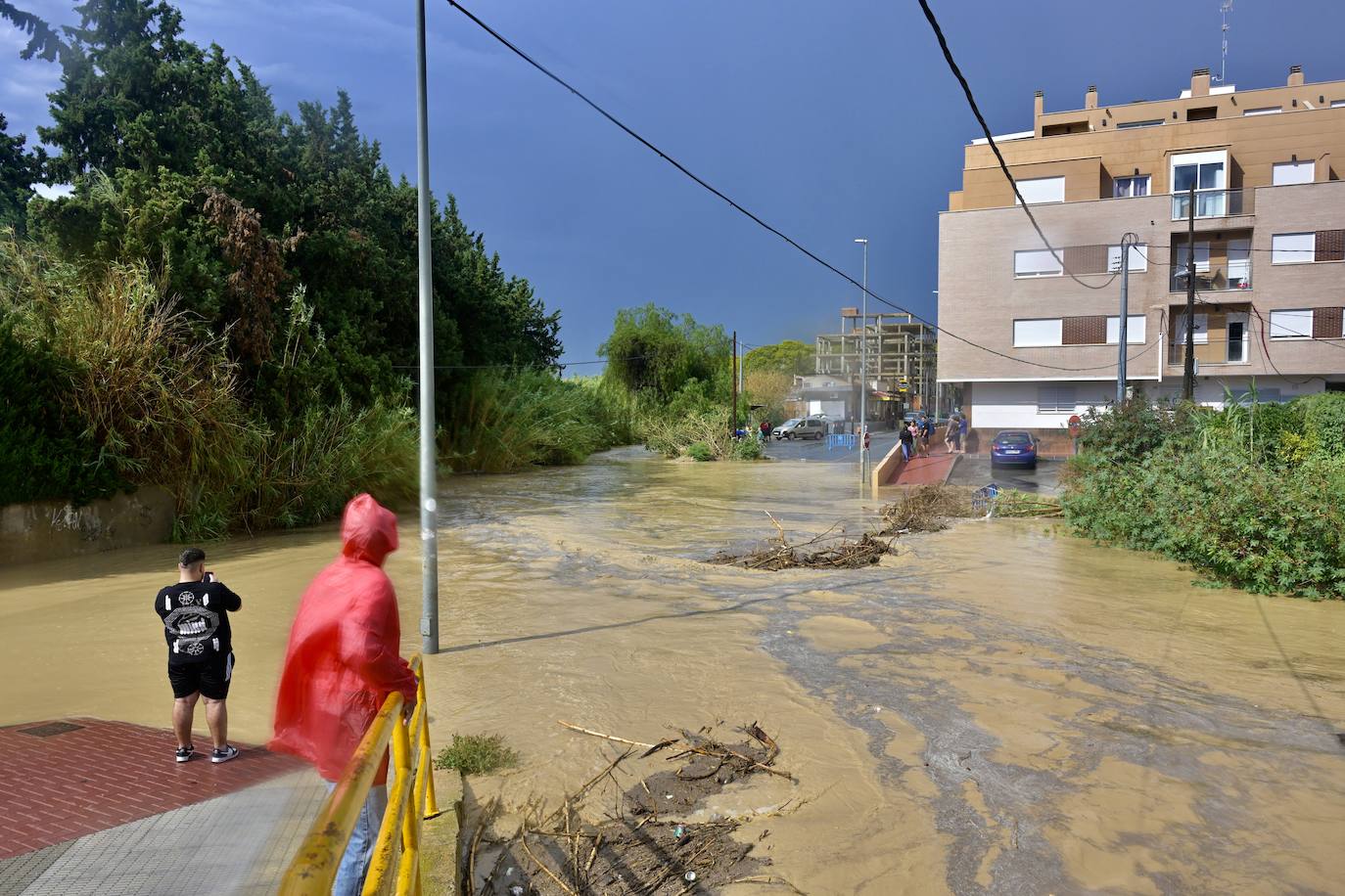 Las inundaciones por la lluvia en Murcia, en imágenes