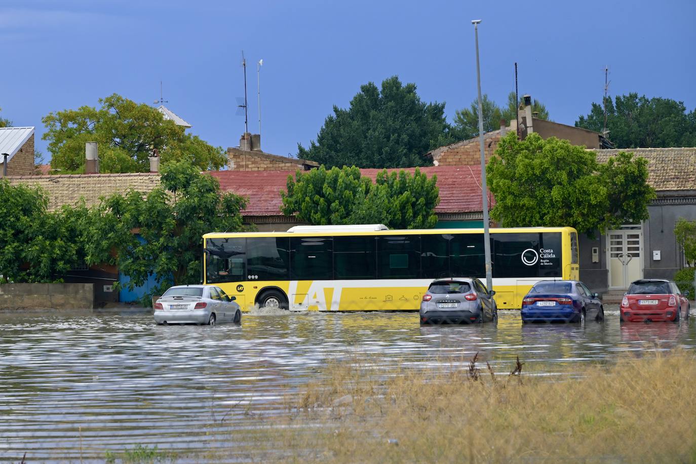 Las inundaciones por la lluvia en Murcia, en imágenes