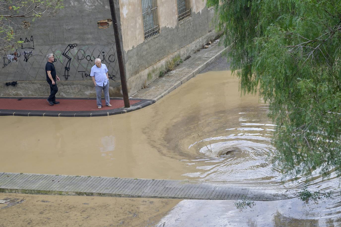 Las inundaciones por la lluvia en Murcia, en imágenes