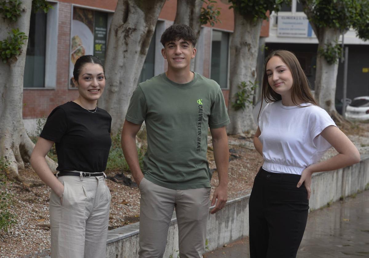 Irene Carrillo, Jorge Muñoz Ibáñez y María Pérez Sánchez.