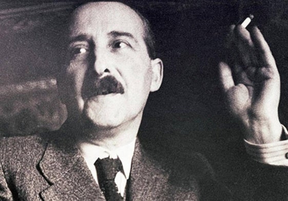 Retrato del escritor Stefan Zweig.