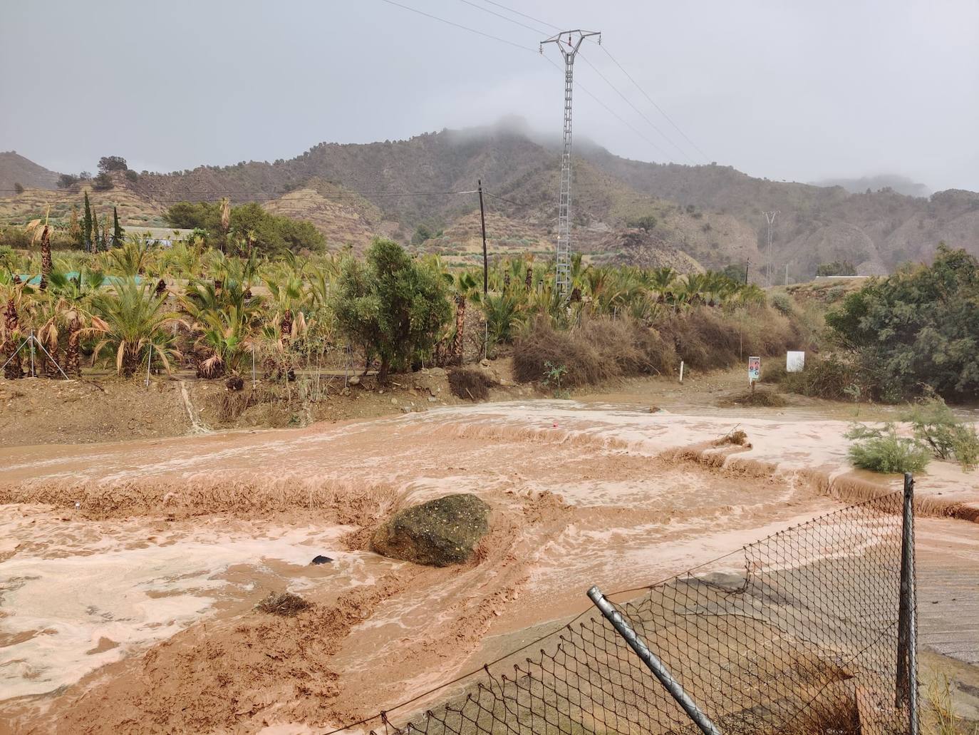 Las inundaciones por la lluvia en Murcia, en imágenes