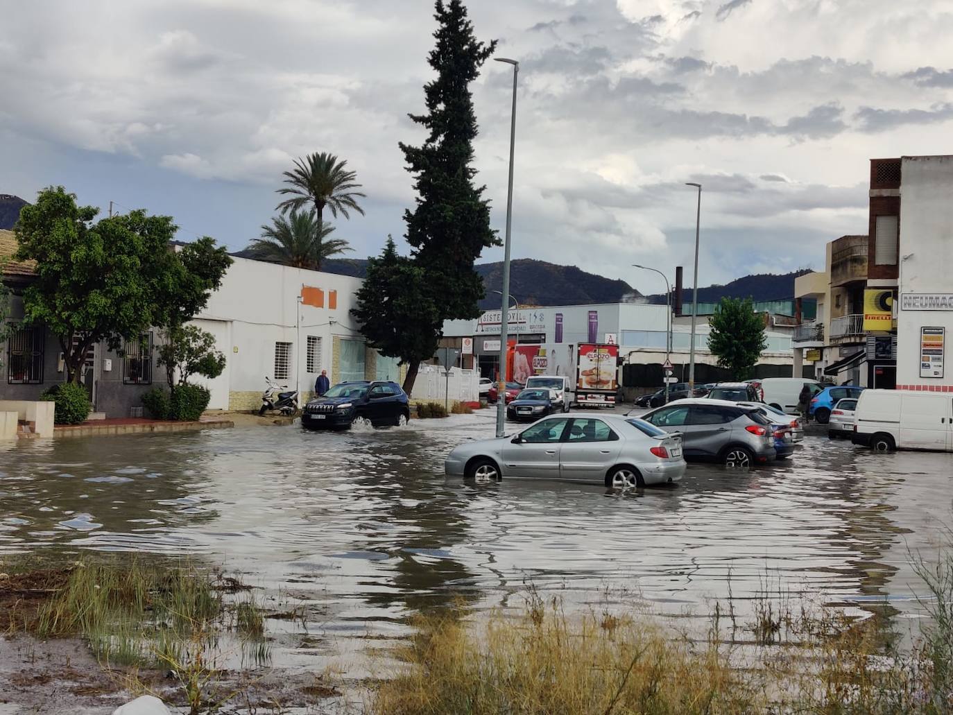 Las inundaciones por la lluvia en Murcia, en imágenes