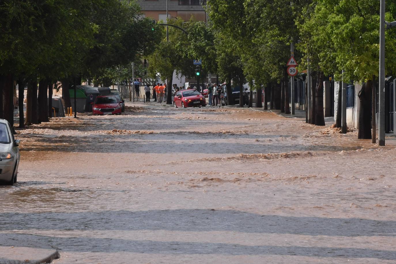 Las inundaciones por la lluvia en Murcia, en imágenes