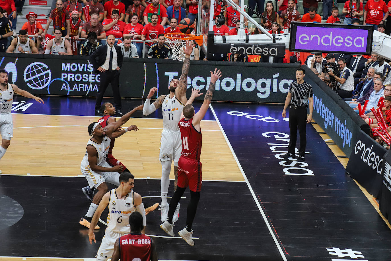 Las imágenes del UCAM-Real Madrid (73-84)
