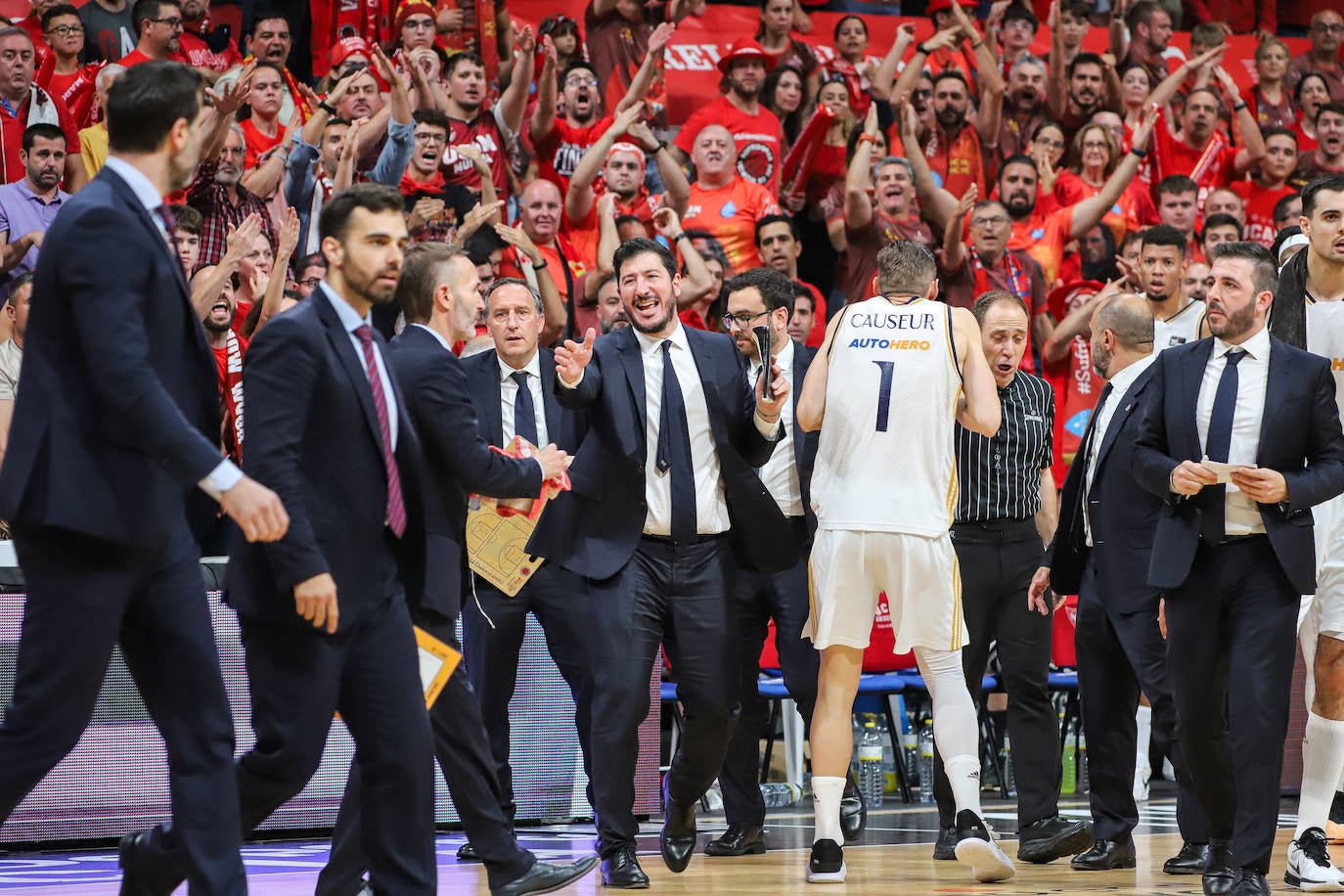 Las imágenes del UCAM-Real Madrid (73-84)