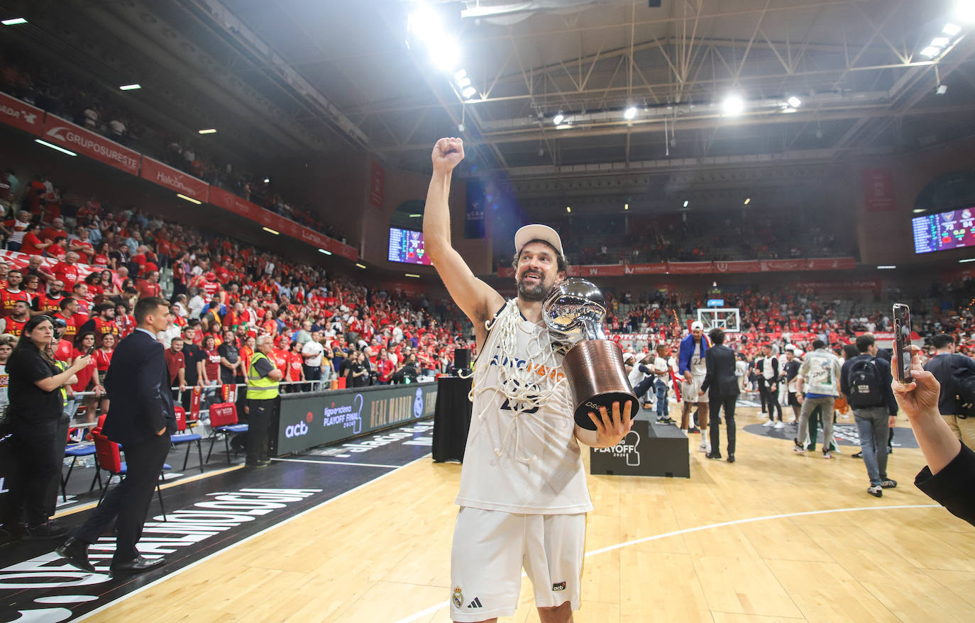 Las imágenes de la celebración del UCAM y el Real Madrid