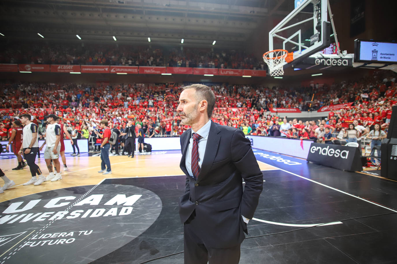 Las imágenes de la celebración del UCAM y el Real Madrid