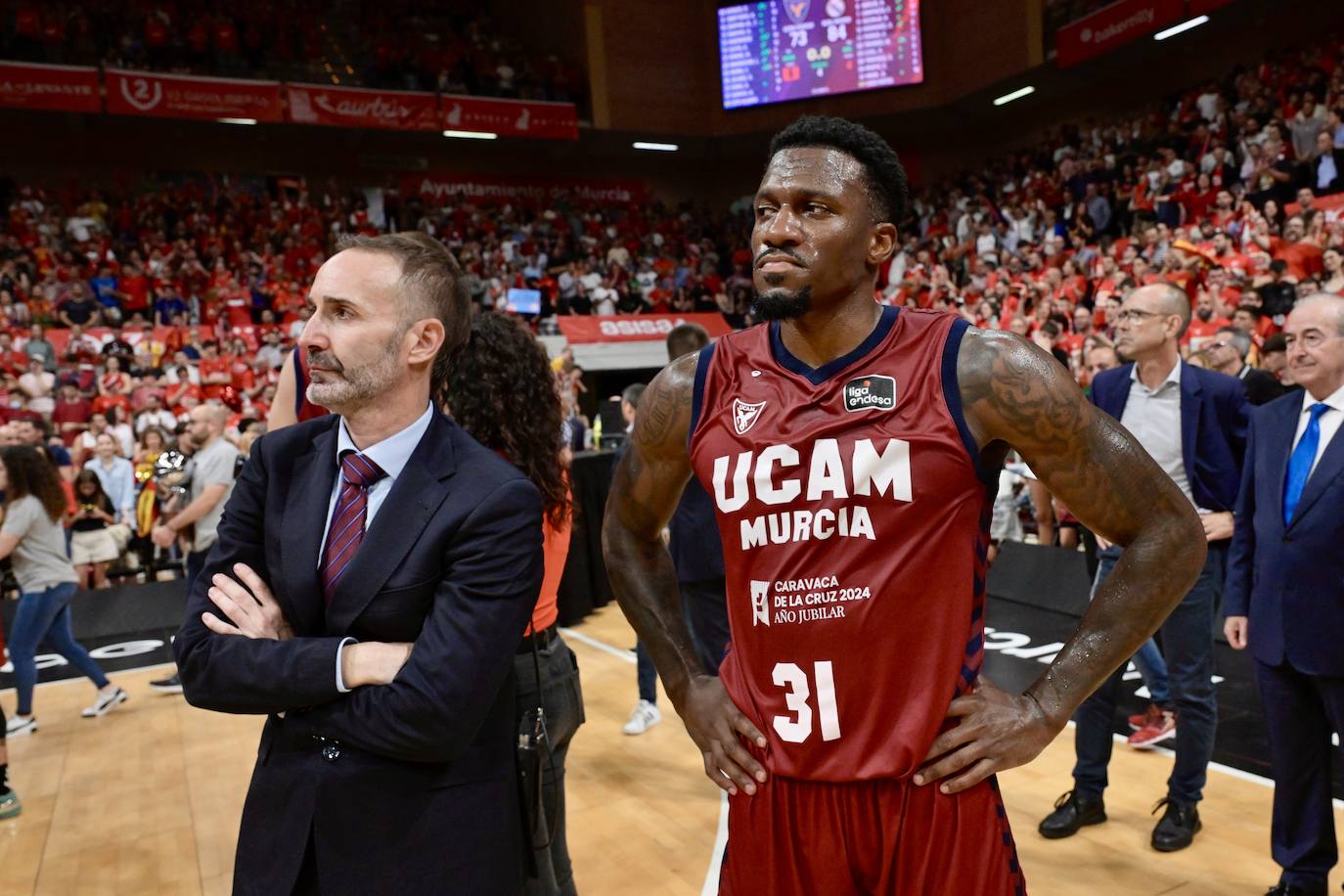 Las imágenes de la celebración del UCAM y el Real Madrid