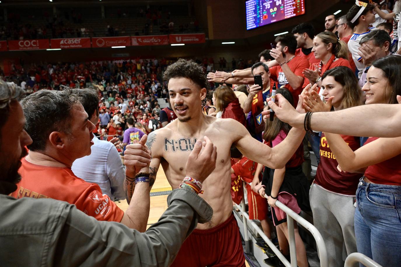 Las imágenes de la celebración del UCAM y el Real Madrid