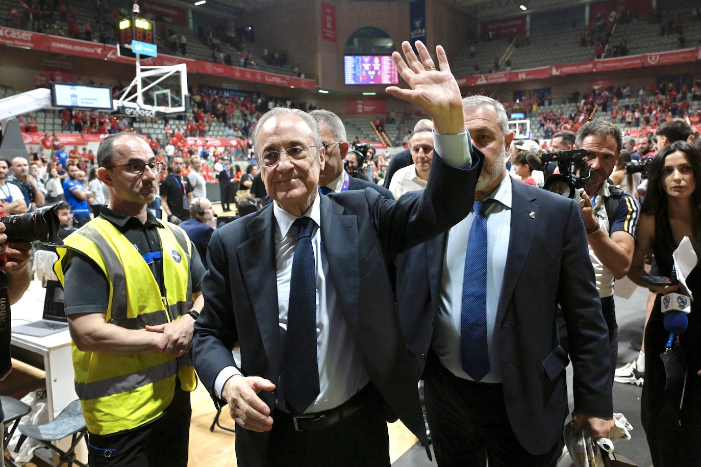 Las imágenes de la celebración del UCAM y el Real Madrid