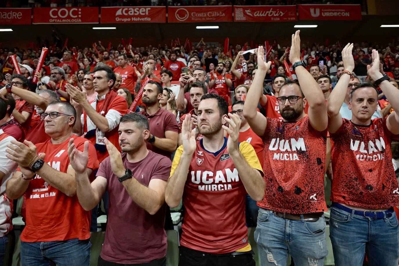 Las imágenes de la celebración del UCAM y el Real Madrid