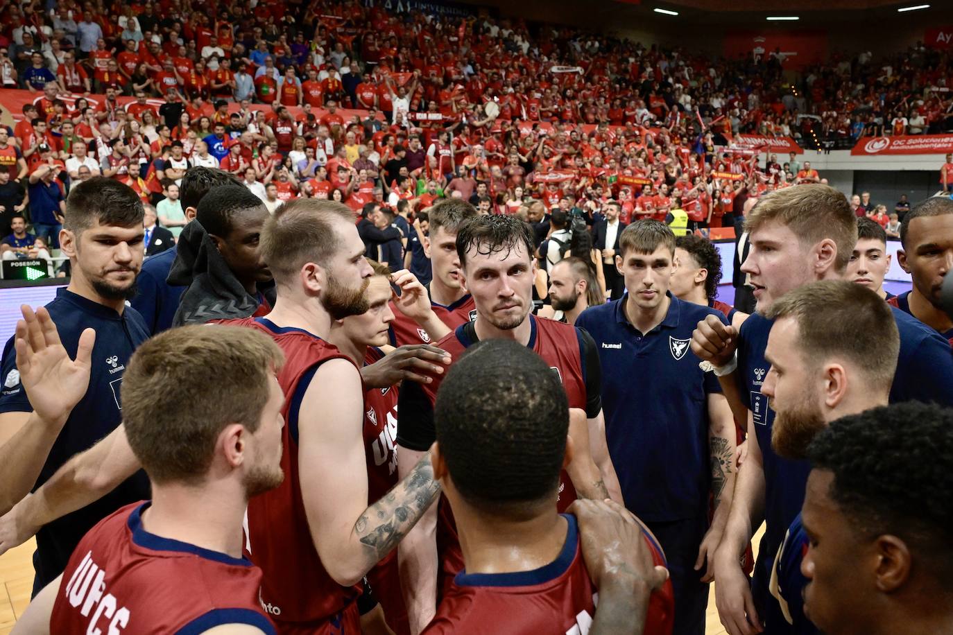 Las imágenes de la celebración del UCAM y el Real Madrid