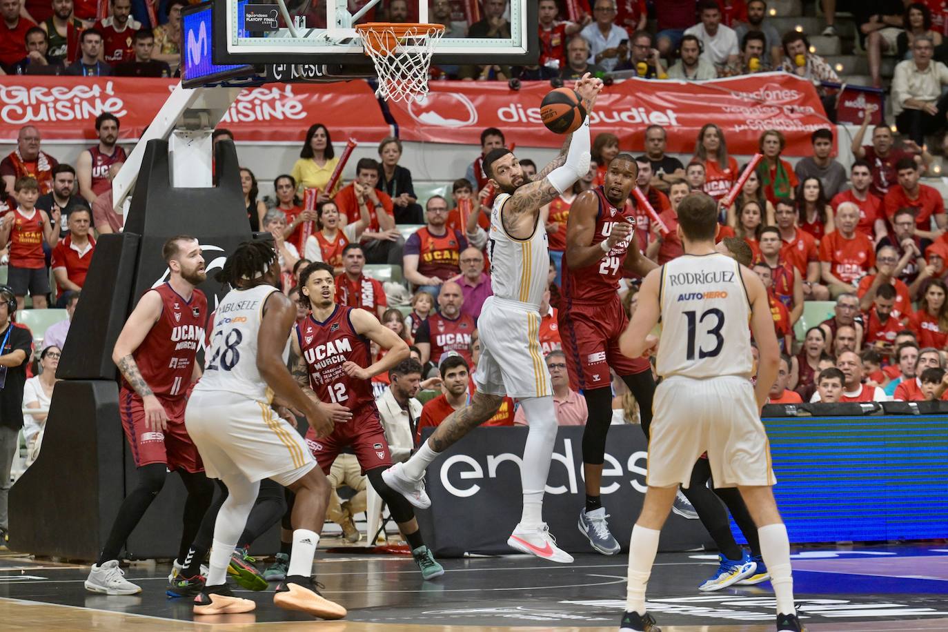 Las imágenes del UCAM-Real Madrid (73-84)