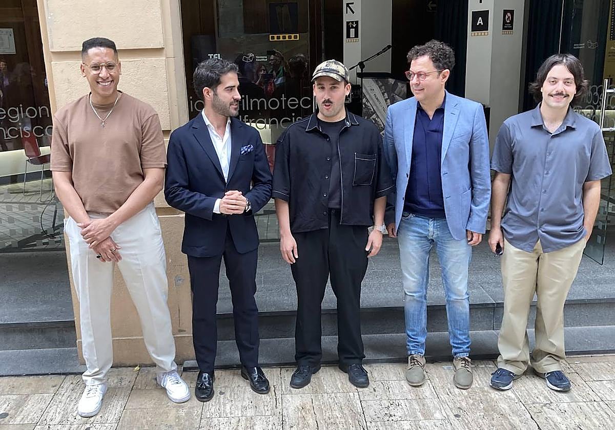 Nabil Ejey, Diego Avilés, Carlos Saiz, Manuel Cebrián y Juan Carlos Ballesteros.