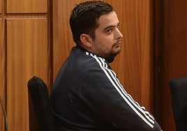 El Margarito, durante una de las sesiones del juicio por el asesinato de una mujer en Lorca.