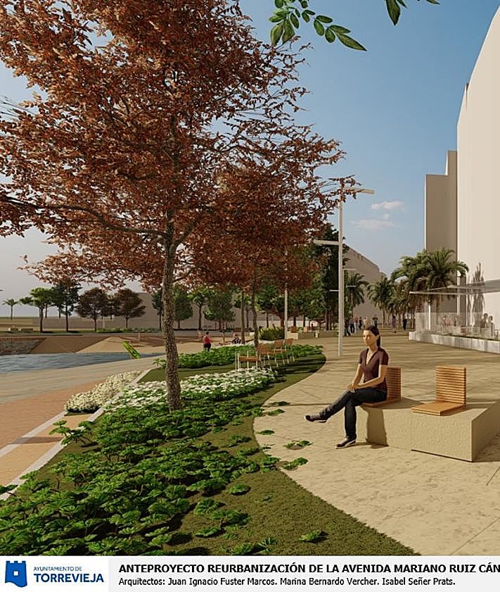 Imagen secundaria 2 - Recreaciones presentadas como anteproyecto de reforma de la playa de Los Locos.