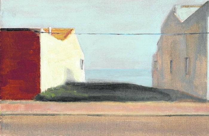 'Mar del Norte' (1930), óleo sobre papel de Luis Neu.