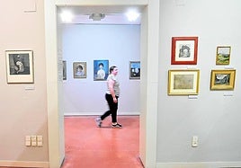 Panorama de la exposición 'Una ilusión. Colección Morales & Virgili', en el Museo Ramón Gaya, en Murcia.