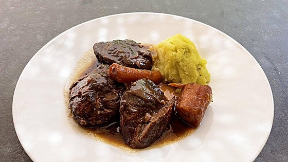 Carrilleras al bourbon