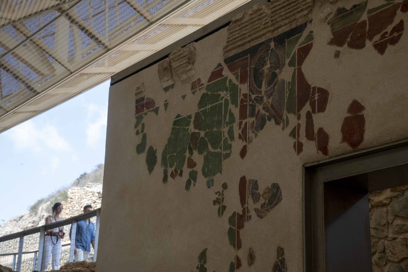 Las imágenes de las visitas arqueológicas en Cartagena