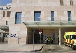 La fachada del hospital Santa Lucía de Cartagena.