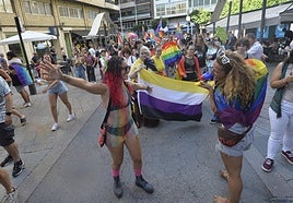 La manifestación del Orgullo LGTBI en Murcia, en 2023.